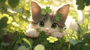 四叶草小猫