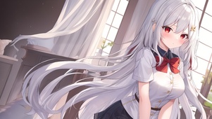 长发温柔少女