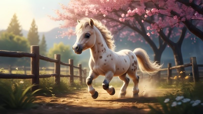 十二生肖之可爱马