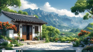 山中小院主题