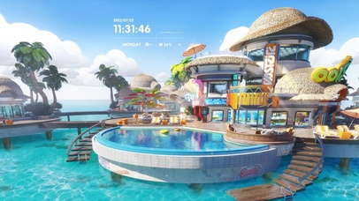 4K唯美治愈海滨乐园