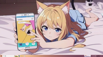 4k清纯可爱猫耳少女