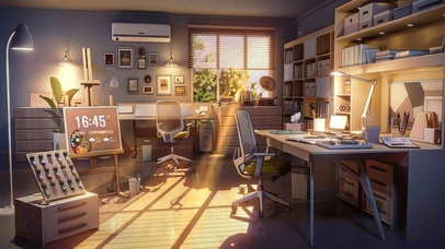 4K唯美治愈午后阳光房间