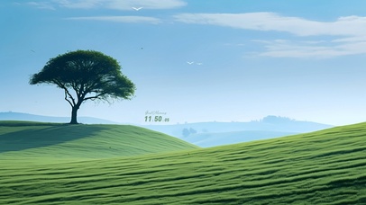 4K简约护眼风景桌面