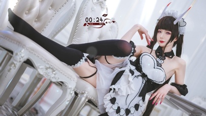 性感长腿女仆美女