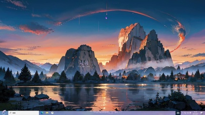 绝美山川主题壁纸