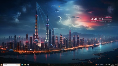 4K科幻赛博朋克城市