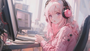 炫酷电竞少女