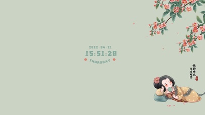 唐朝仕女的恬静时光