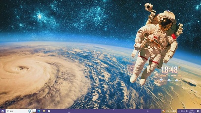 星空太空人—【主题桌面】