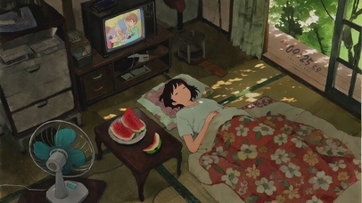 午后在客厅小憩