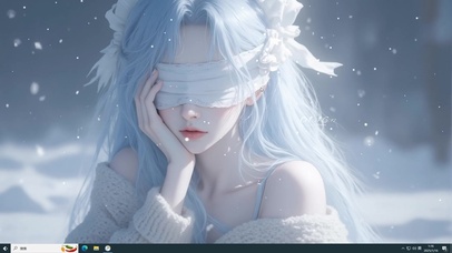 暖阳毛衣女孩主题