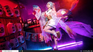 和风美女暗