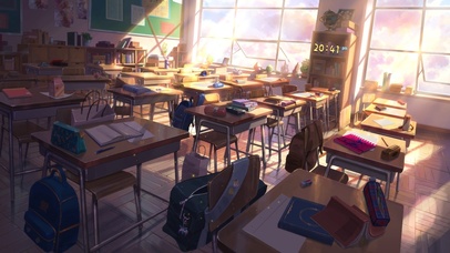 4K午后阳光教室