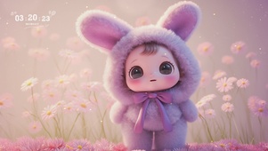 可爱兔子耳朵