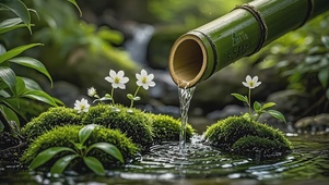 护眼山涧溪流