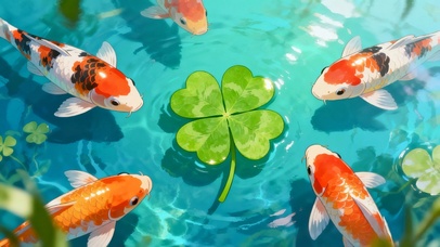 锦鲤与四叶草