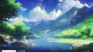 湖光山色-桌面主题