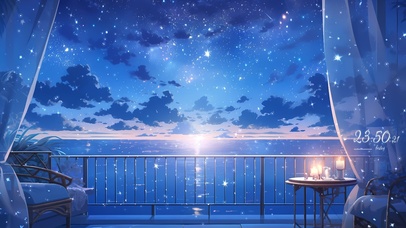 海景星空
