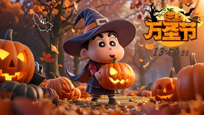 万圣节-蜡笔小新