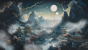  国潮插画