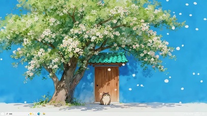 树下乘凉的猫咪