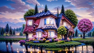 湖畔小屋