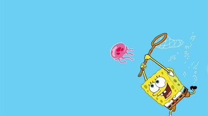 海绵宝宝抓水母