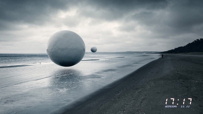 3D简约宇宙桌面