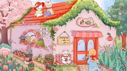 唯美治愈森林花屋