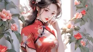 唯美旗袍美女