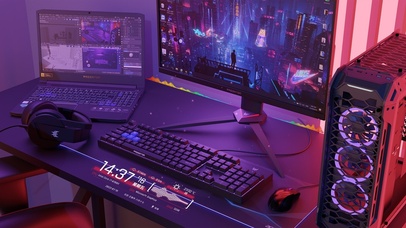 4K炫酷电脑房间