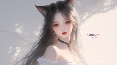 可爱清纯阿狸女孩