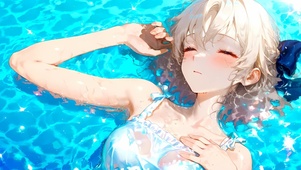 水中女孩