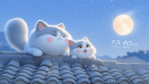 房顶猫咪