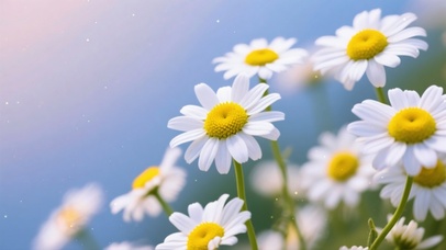 阳光下的洋甘菊