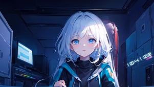白发少女