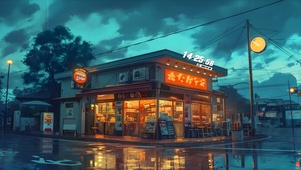 雨夜便利店