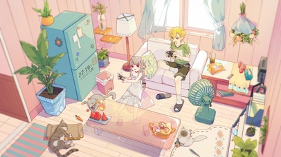 4K唯美治愈简单快乐