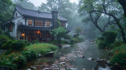 淅沥小雨