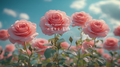 玫瑰花会一直盛开