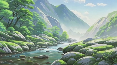 小溪风景