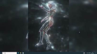 炫酷VJ 赛博朋克机甲女神