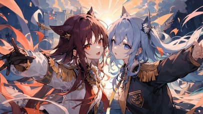 4k 魔法校园少女(动漫动态壁纸) - 动态壁纸下载 - 元气壁纸