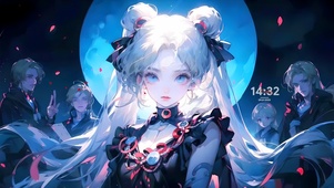 月色约会少女