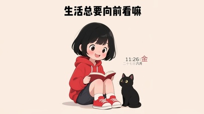 生活总要向前看嘛