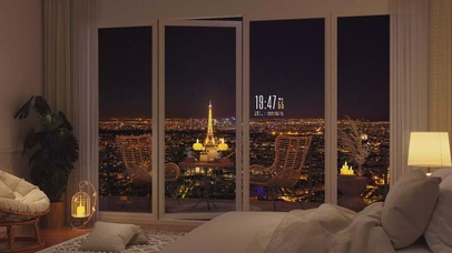 4K巴黎雨天舒适公寓