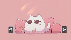 贪睡猫咪