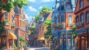 街头风景