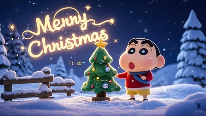 可爱治愈的圣诞